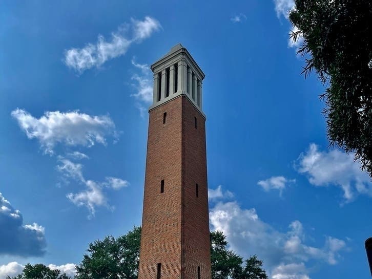 Denny Chimes on the University of Alabama campus