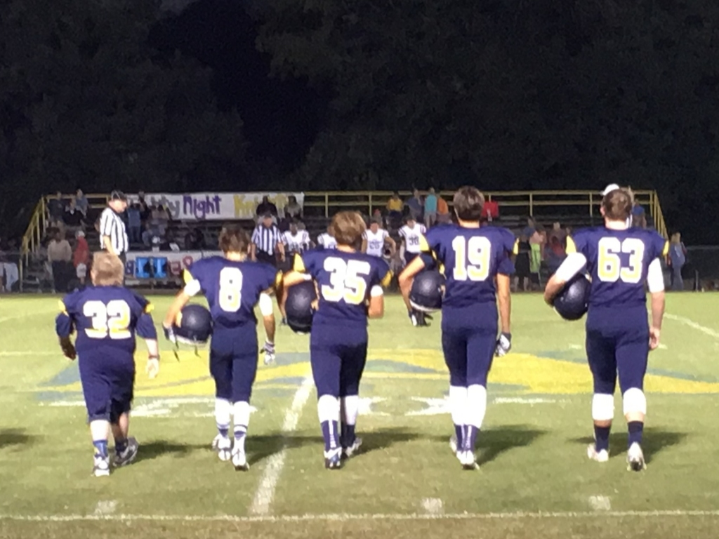Fuller Goldsmith (32) was made an honorary captain for Tuscaloosa Academy football -- a team he loved with all of his heart. 