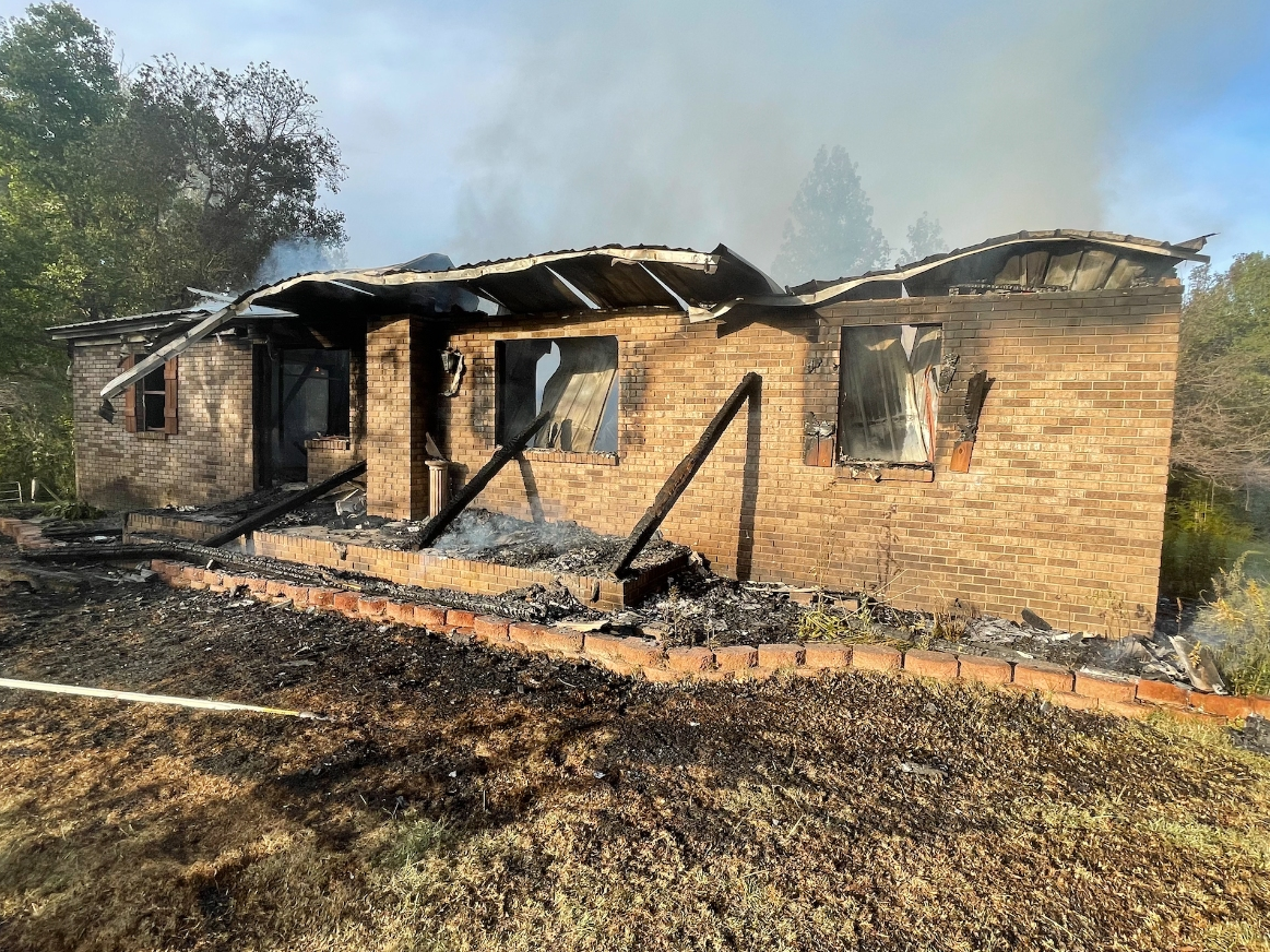 The remains of the house in northern Tuscaloosa County once occupied by the grandparents of Tuscaloosa Patch founder Ryan Phillips. 