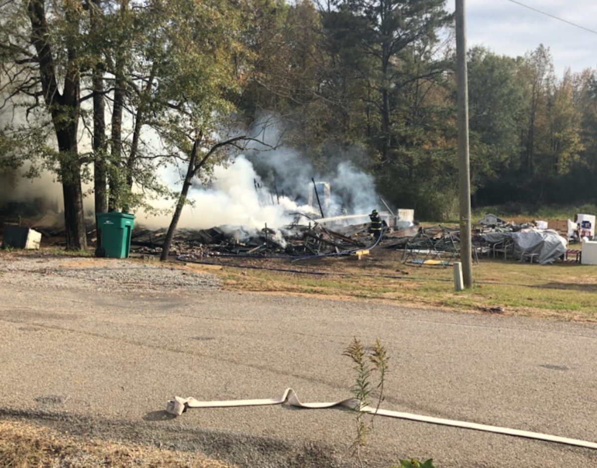 The home was considered a total loss, but thankfully, there were no injuries. 