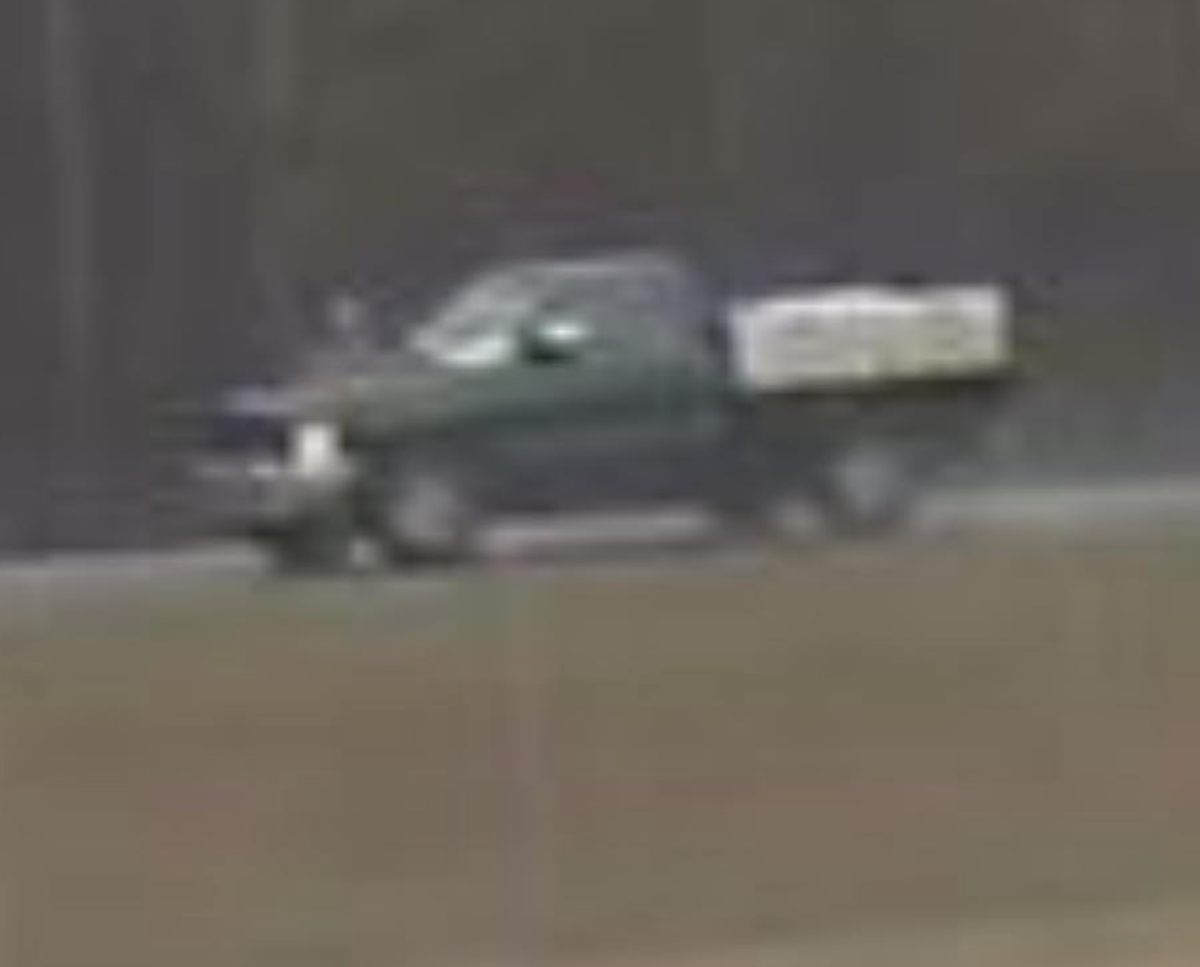 A look at the truck involved in the incident. 