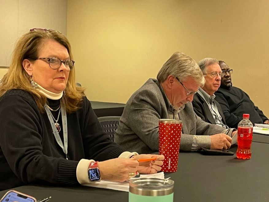 From left, District 4 Councilwoman Jamie Dykes, Mayor Bobby Herndon and District 2 Councilman Woodrow Washington III