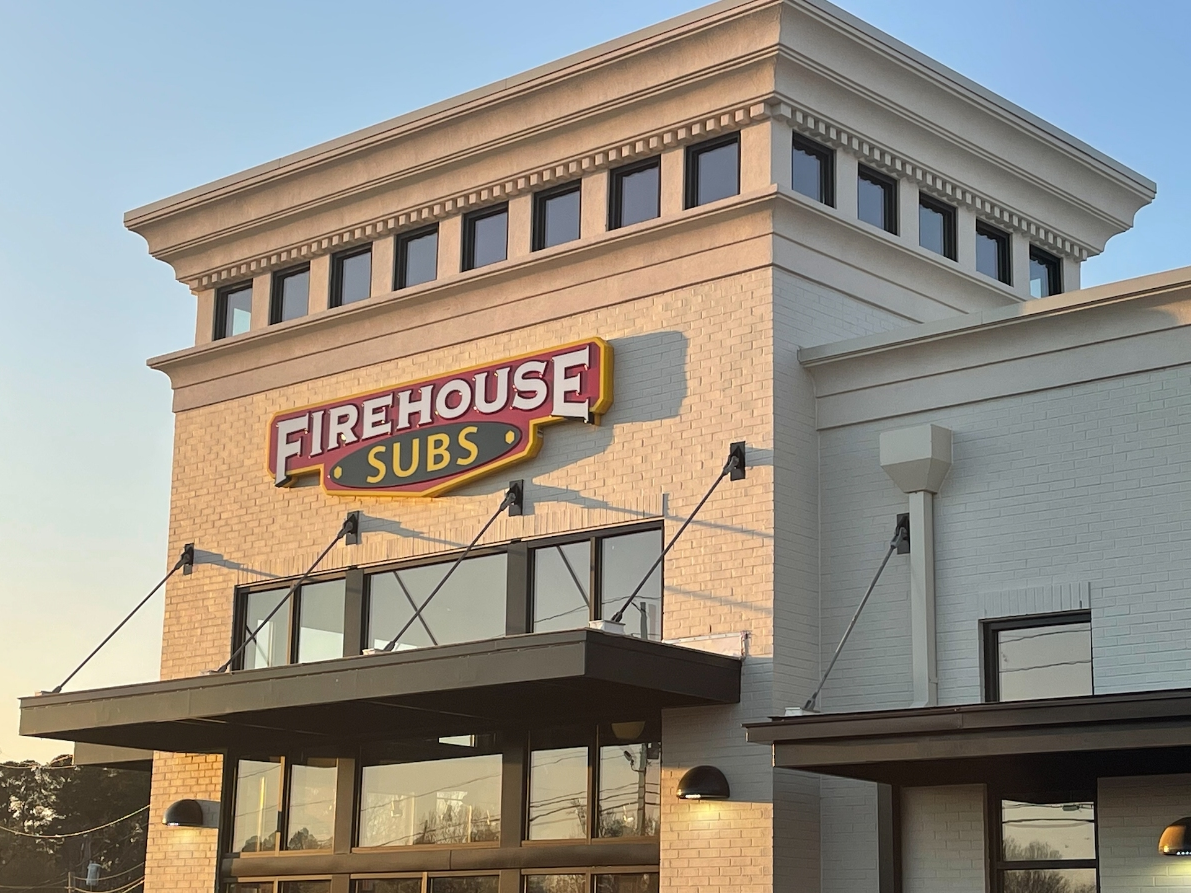 The exterior of the new Firehouse Subs on McFarland Boulevard in Northport 