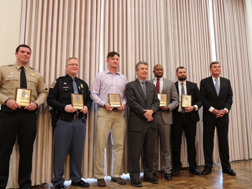 The Tuscaloosa Exchange Club, along with Attorney General Steve Marshall, honored the Officers of the Year on Thursday.