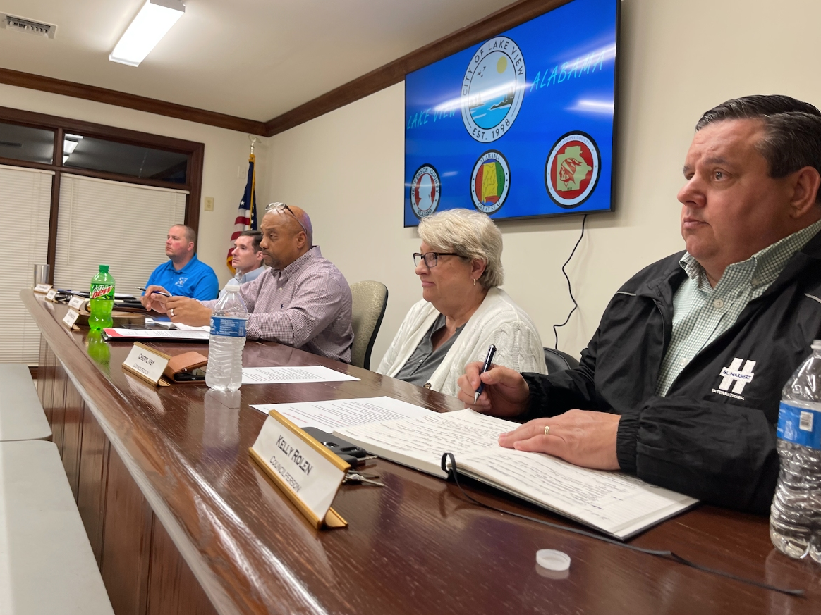 The Lake View City Council last week during a meeting to gather feedback on HB148