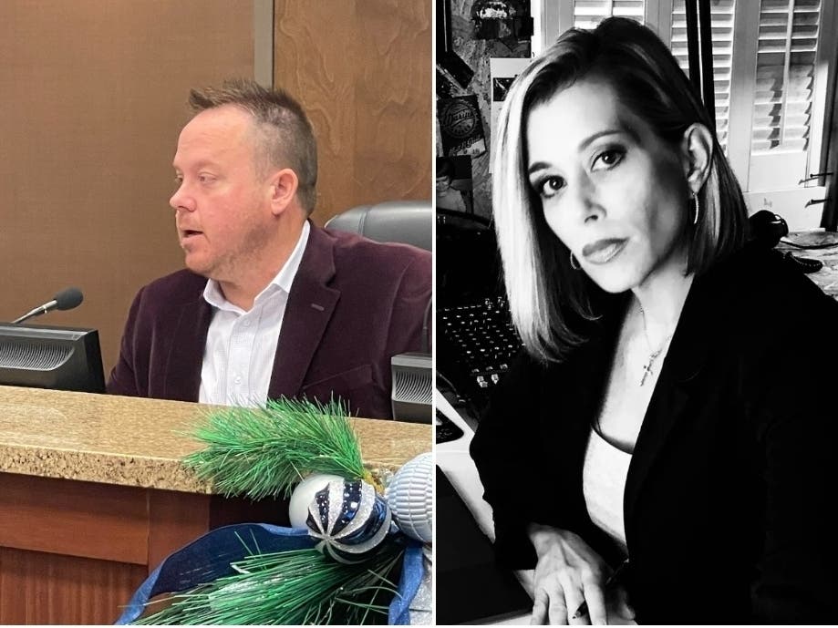 Northport Council President Jeff Hogg, left, and Republican House of Representatives candidate Kimberly Madison. 