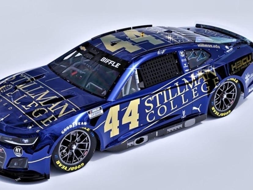 A look at the No. 44 car that will be driven by Greg Biffle on Sunday