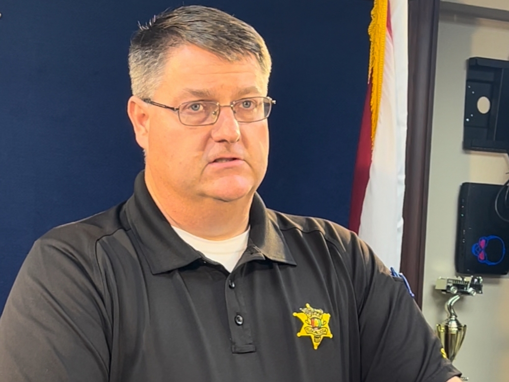 Tuscaloosa Violent Crimes Unit Commander Captain Jack Kennedy speaks with media on Wednesday. 