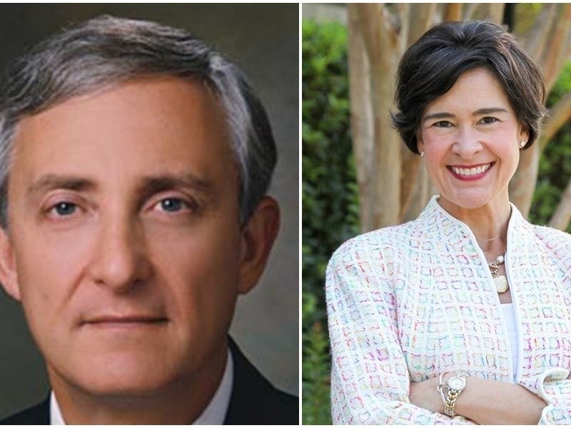 Current DCH CEO Bryan Kindred (left) and his successor Katrina Keefer