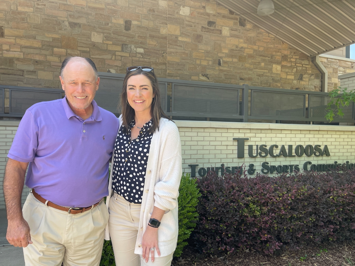 Current TTS President and CEO Don Staley (left) and his successor, TTS Vice President of Marketing and Communications Kelsey Rush. 