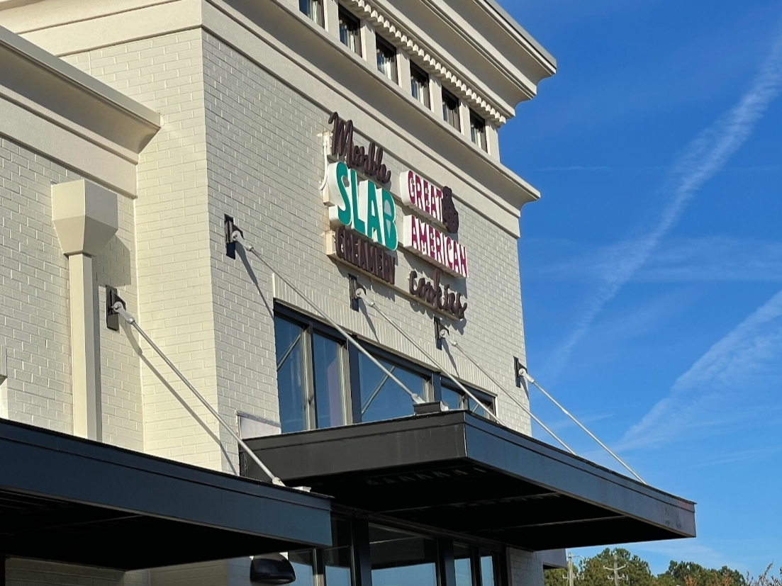 The storefront of the new combination concept. 