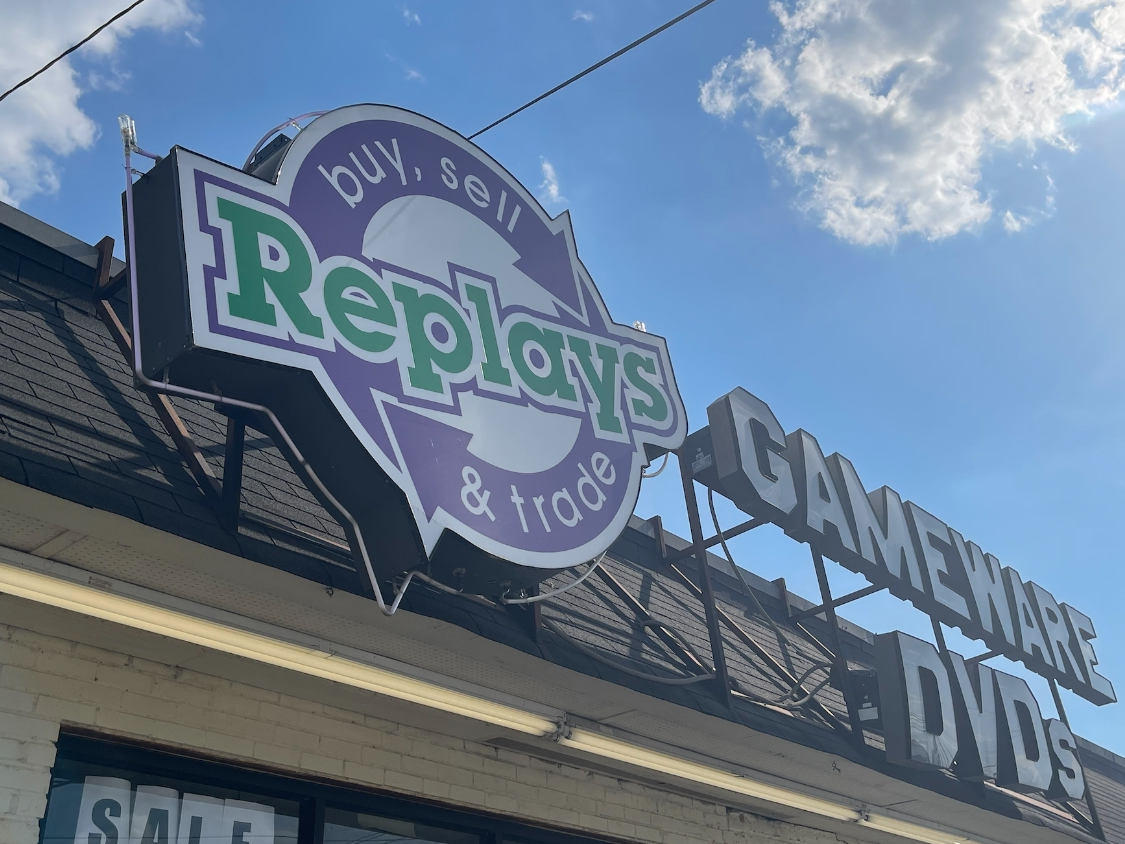 The sign at Replays location at Main Avenue and McFarland Boulevard in Northport