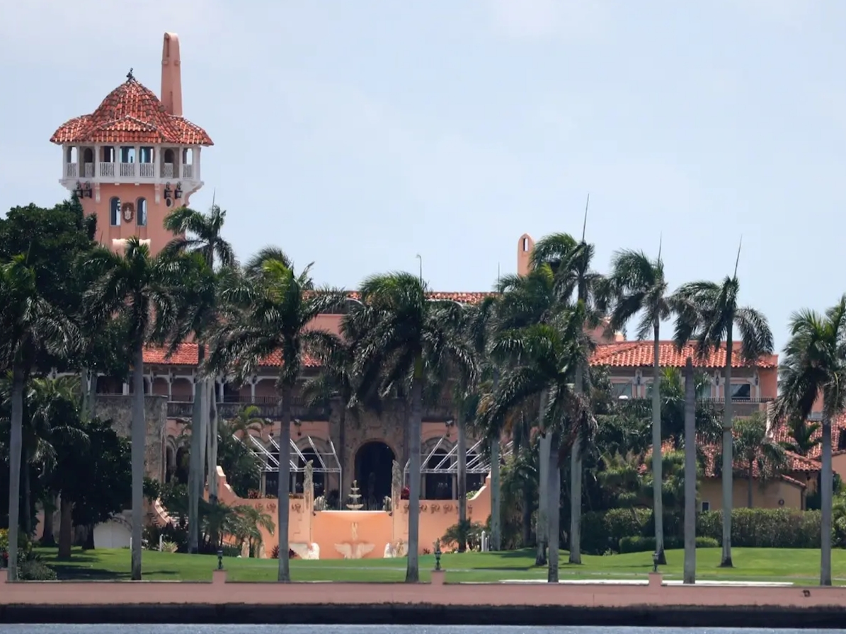 This July 10, 2019, file photo shows Donald Trump's Mar-a-Lago estate in Palm Beach. FBI agents searched the estate, reportedly seeking classified records. Biden officials denied knowing about the search beforehand. 