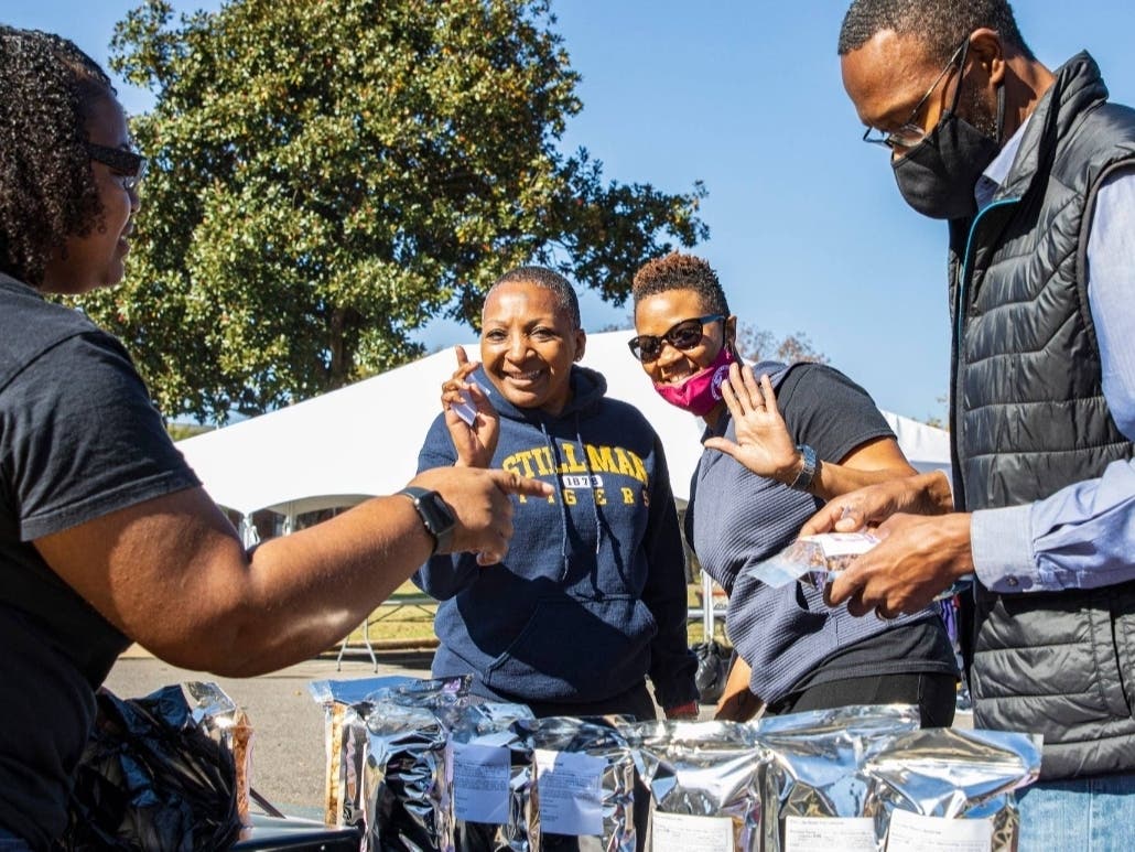 The Black Wall Street shopping event is held twice a year on the campus of Stillman College in Tuscaloosa. 