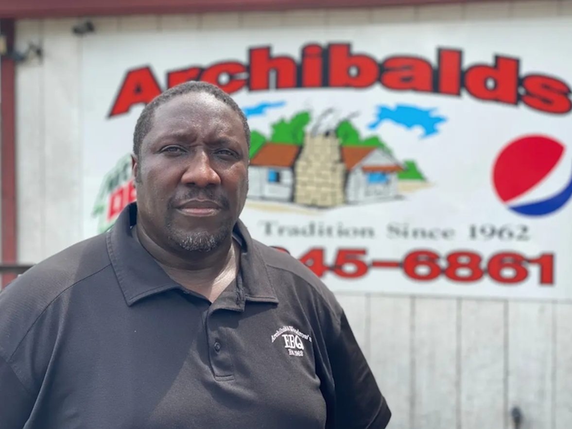 Archibald's owner Woodrow Washington III
