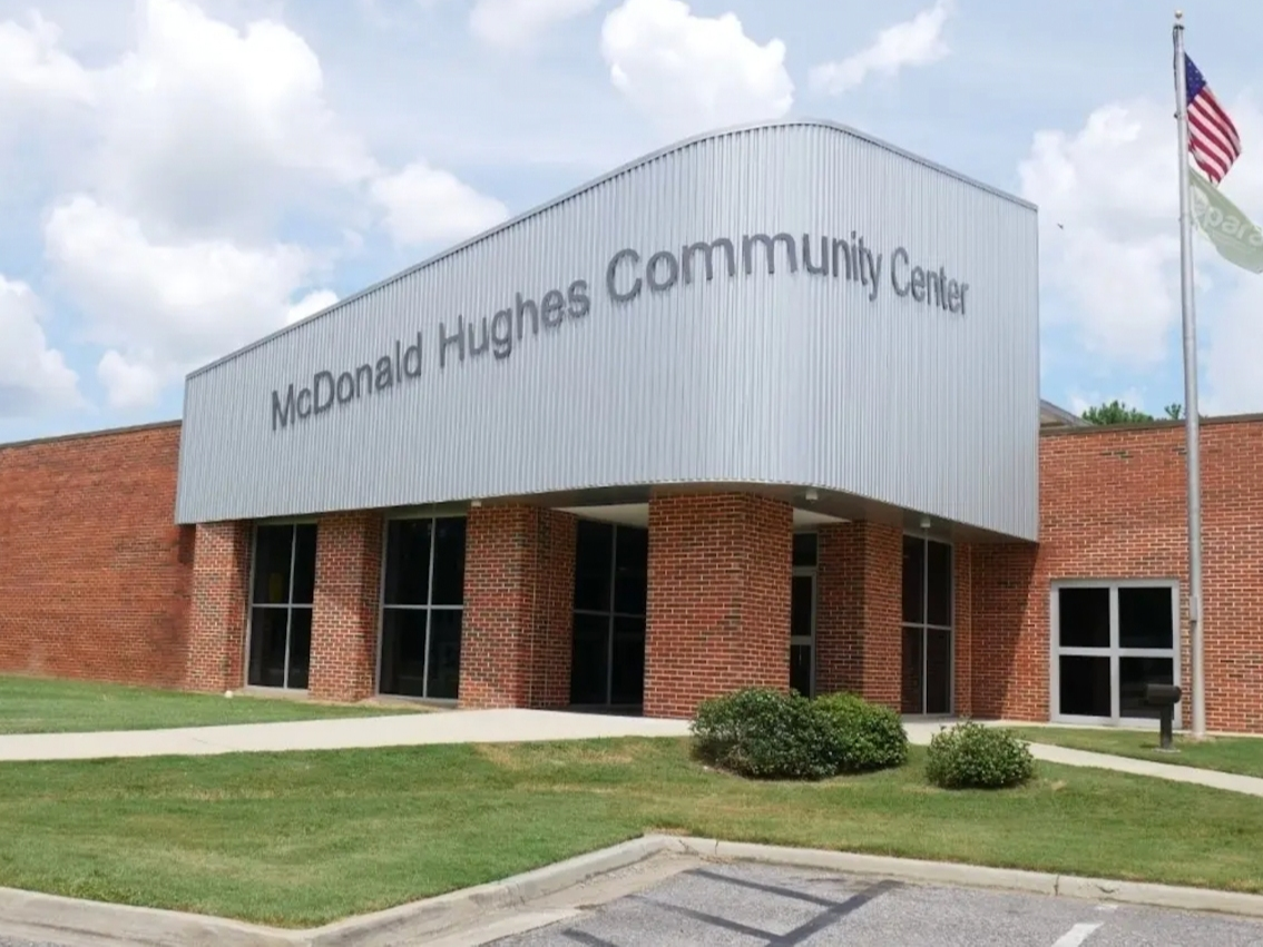 The McDonald Hughes Community Center is located at 3101 Martin Luther King, Jr. Boulevard. 