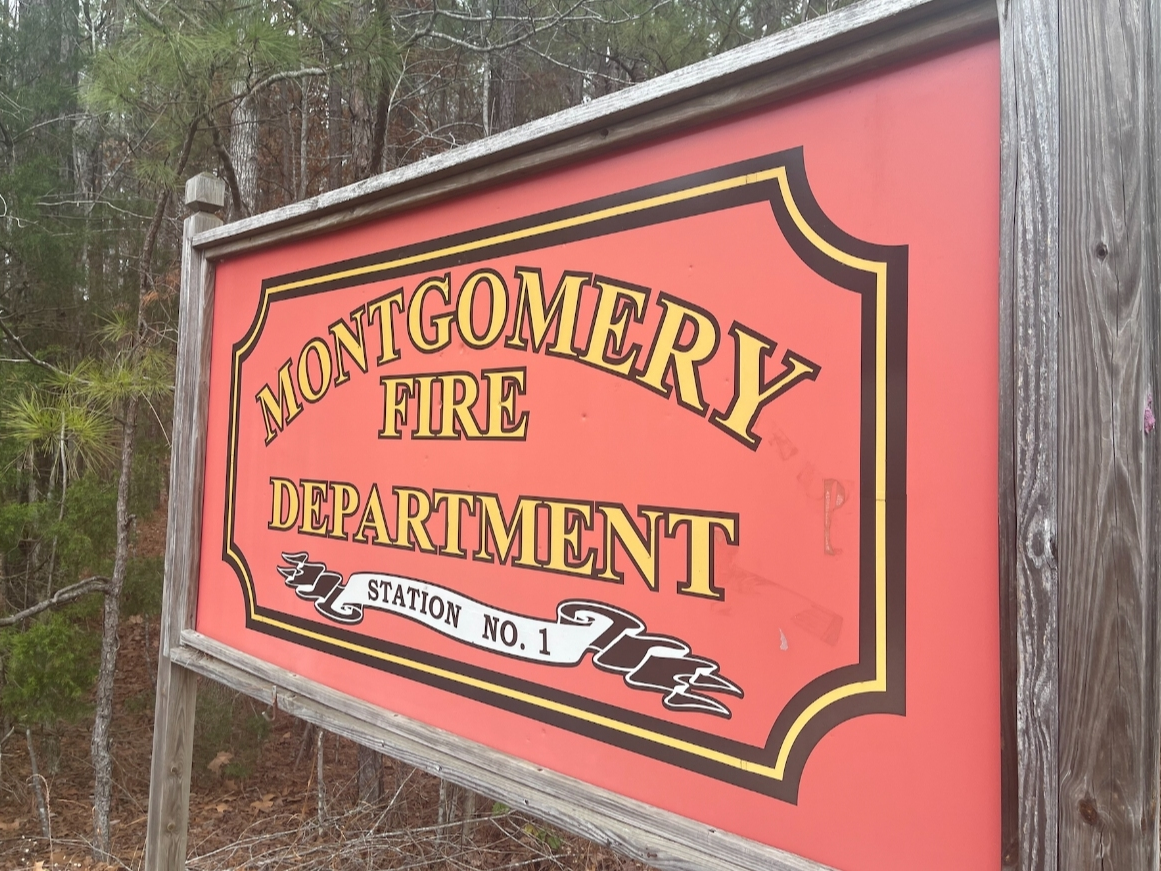 Montgomery VFD Station No. 1 is located on Mormon Road
