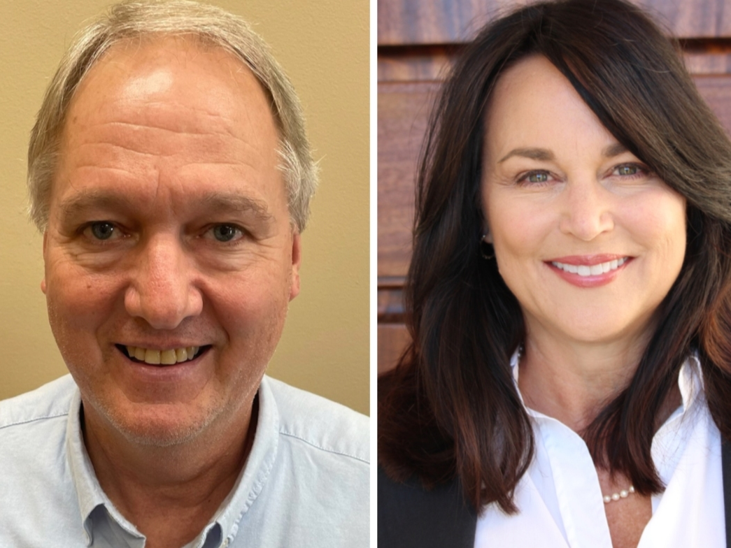 Chris Shinstock (left) and Audra Browder