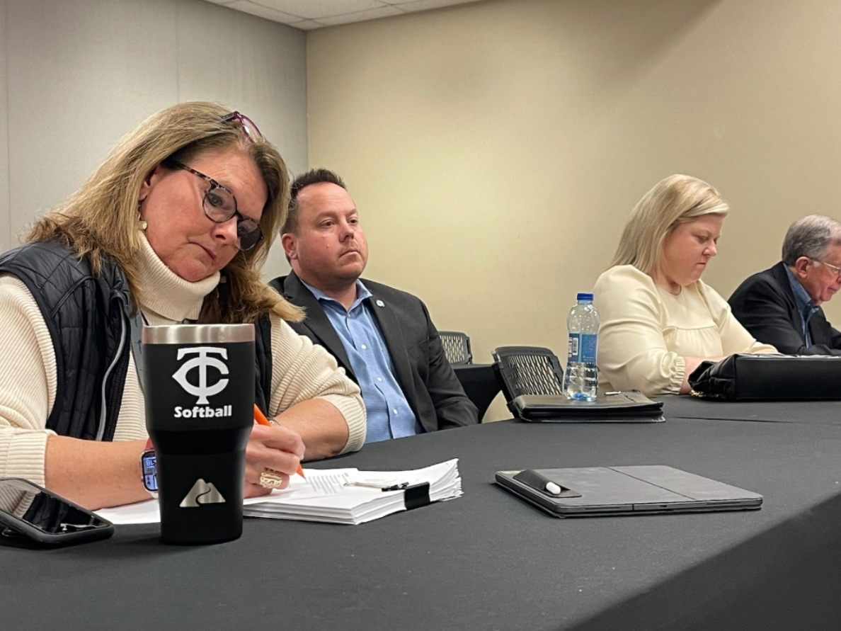 From left: District 4 Councilwoman Jamie Dykes, Council President Jeff Hogg and District 1 Councilwoman Christy Bobo. 