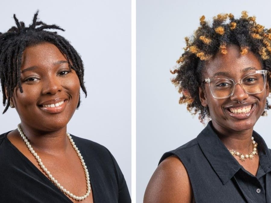 Stillman College seniors Ta'kari Bryant (left) and Jaela Williams have been named to the White House HBCU Scholars Initiative 2023-24 cohort.