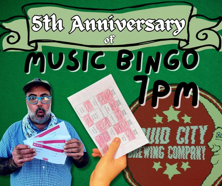 Music Bingo 5th Anniversary