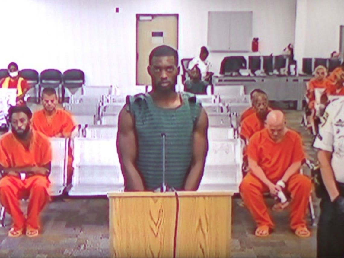 Detroit Lions defensive back Terrion Arnold appeared in a Hillsborough County courtroom Thursday. 