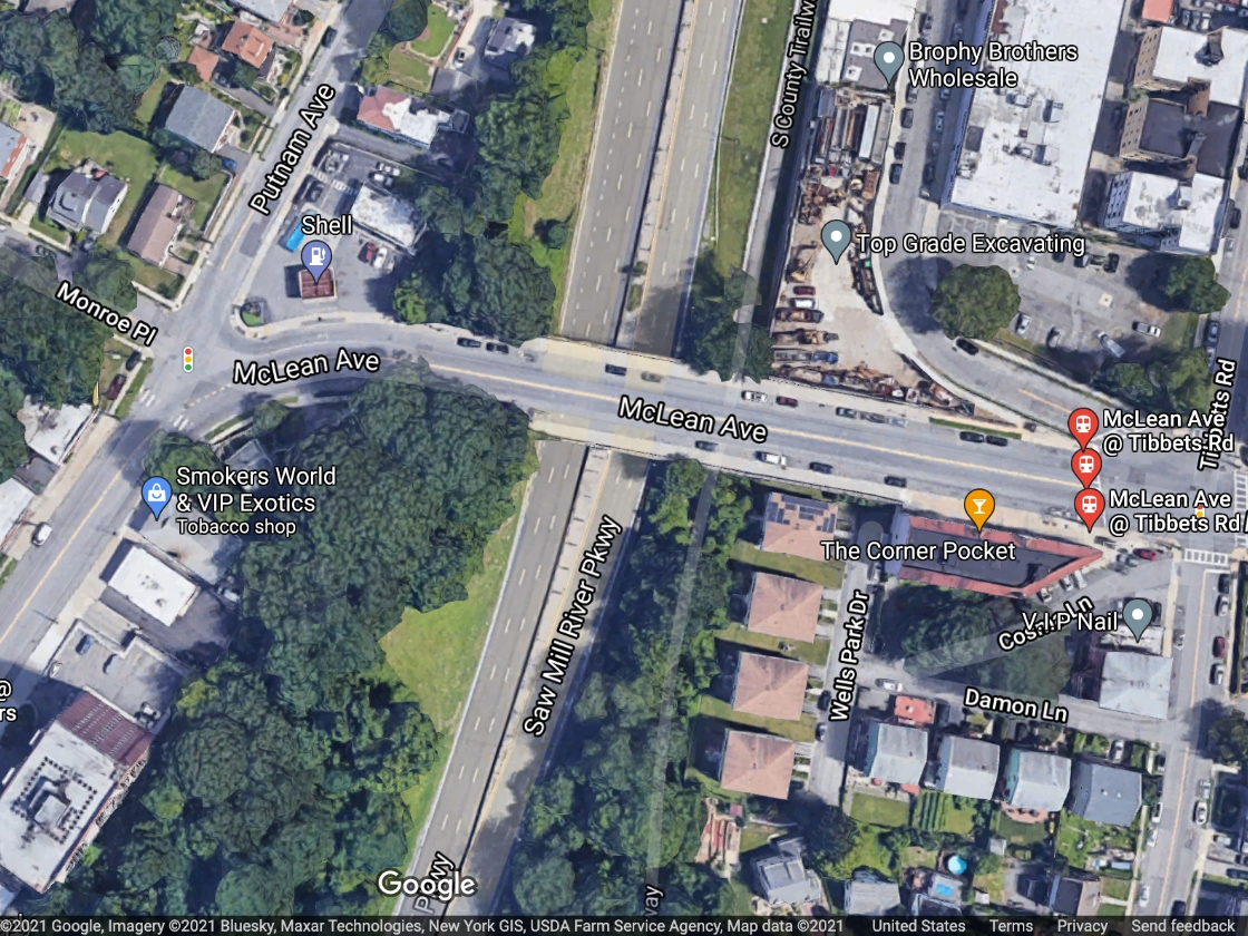 A man is in critical condition after being hit by a car on the Saw Mill River Parkway.