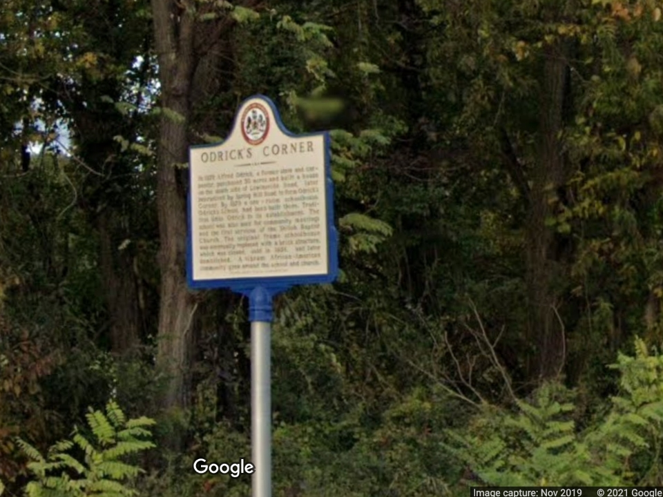 Odrick's Corner is one of the historical markers in Fairfax County recognizing African American history. A contest proposed by supervisors seeks to add more historical markers on African American history.