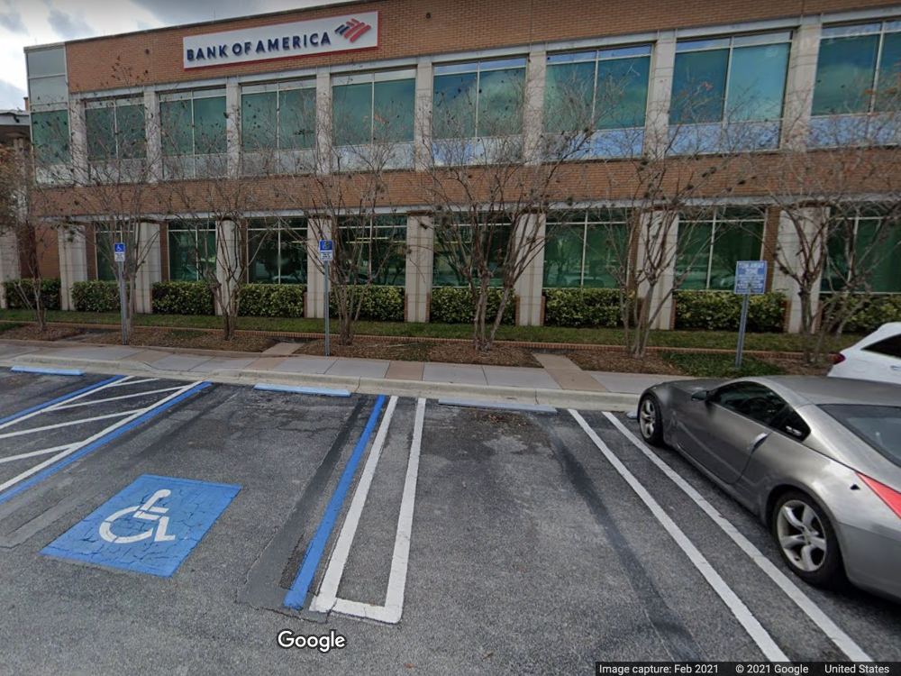 According to Tampa police, at 2:23 a.m. Thursday, Danielle C. DiMari walked into the Bank of America at 100 N. Westshore Blvd. ​and asked to speak to a manager.