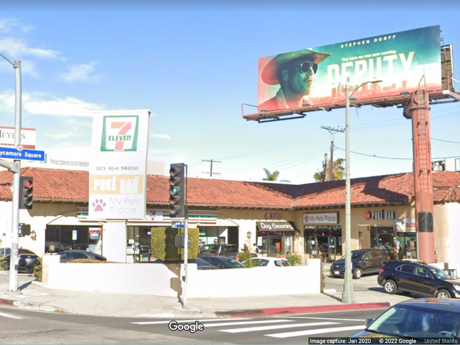 An employee locked himself inside the store's back office while the store was gutted, and he was eventually rescued by firefighters, authorities said.