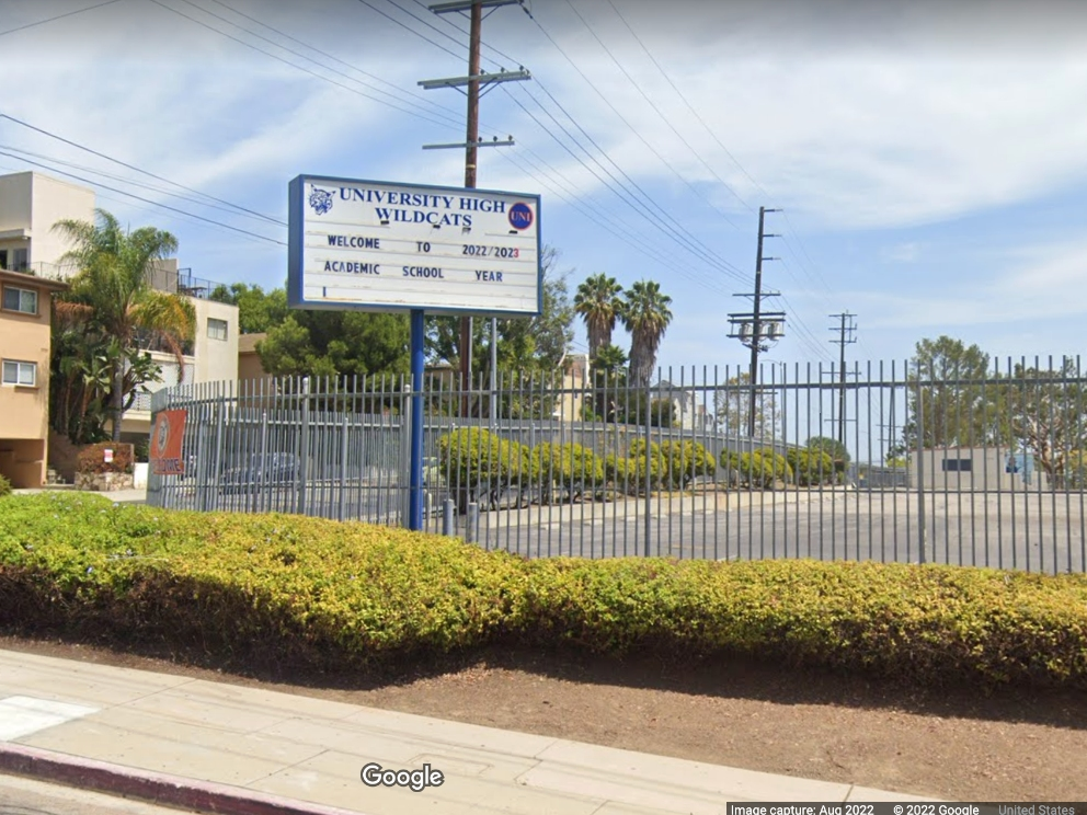 The report of an active shooter was telephoned in to authorities shortly after 9 a.m. Wednesday. The Los Angeles Unified School District School Police Department and the Los Angeles Police Department were still on the scene conducting a search