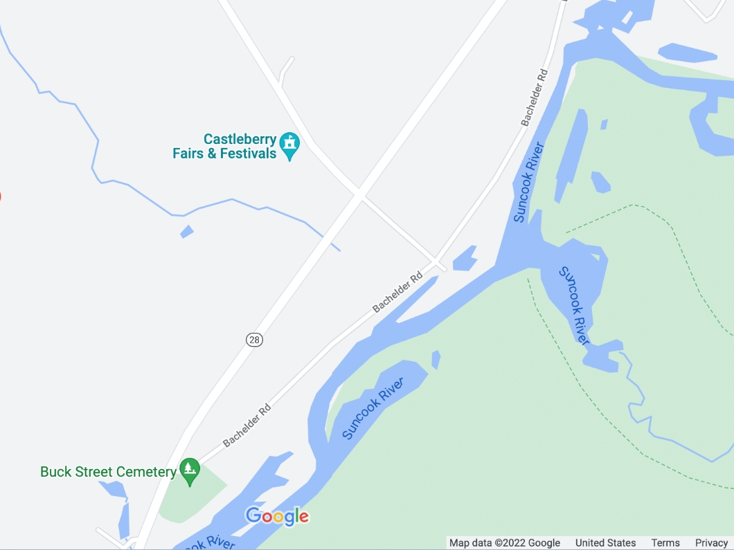 Route 28 was closed on Dec. 20 after a car struck a moose at the intersection with Batchelder Road.