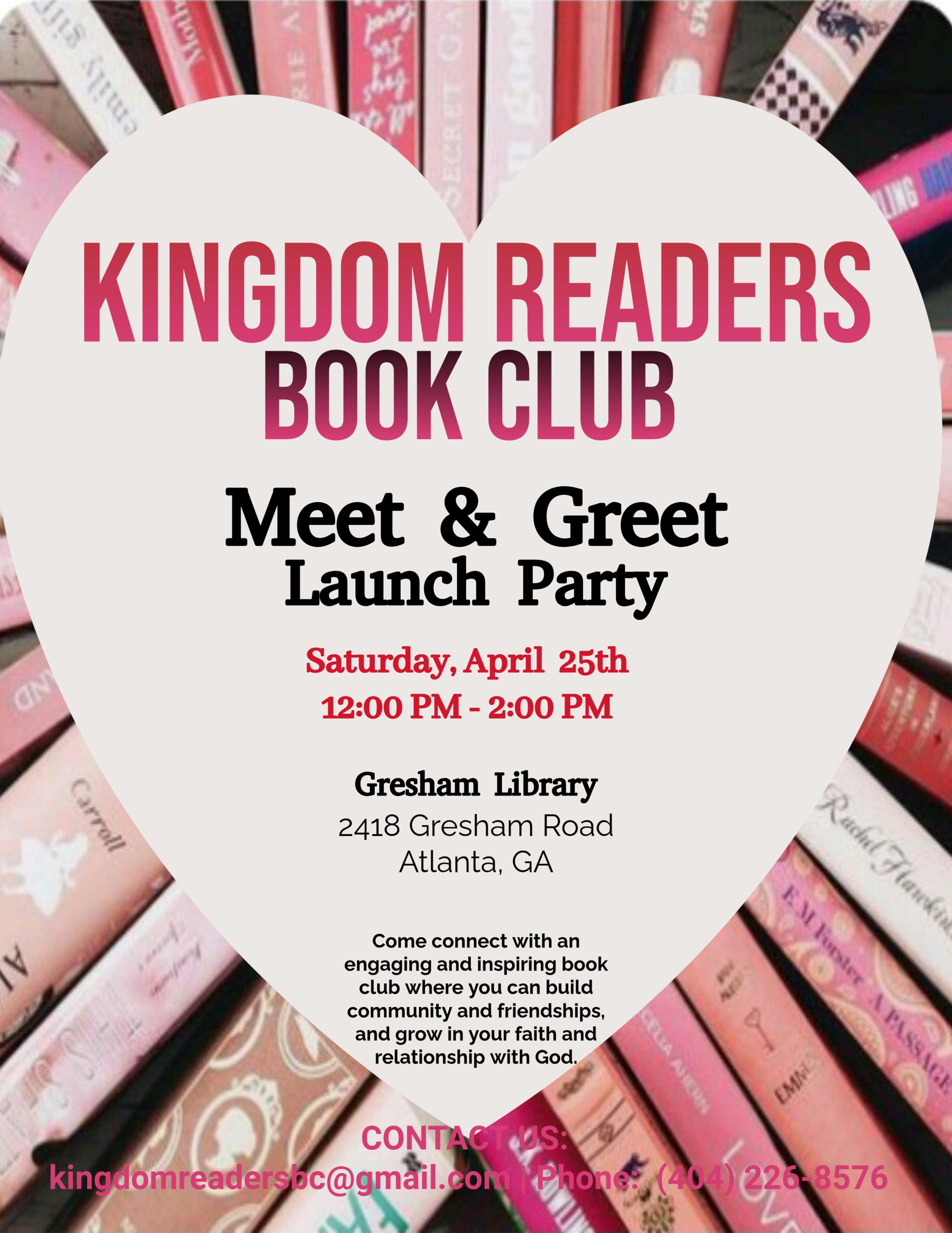 Kingdom Readers Book Club: Meet & Greet Launch Party