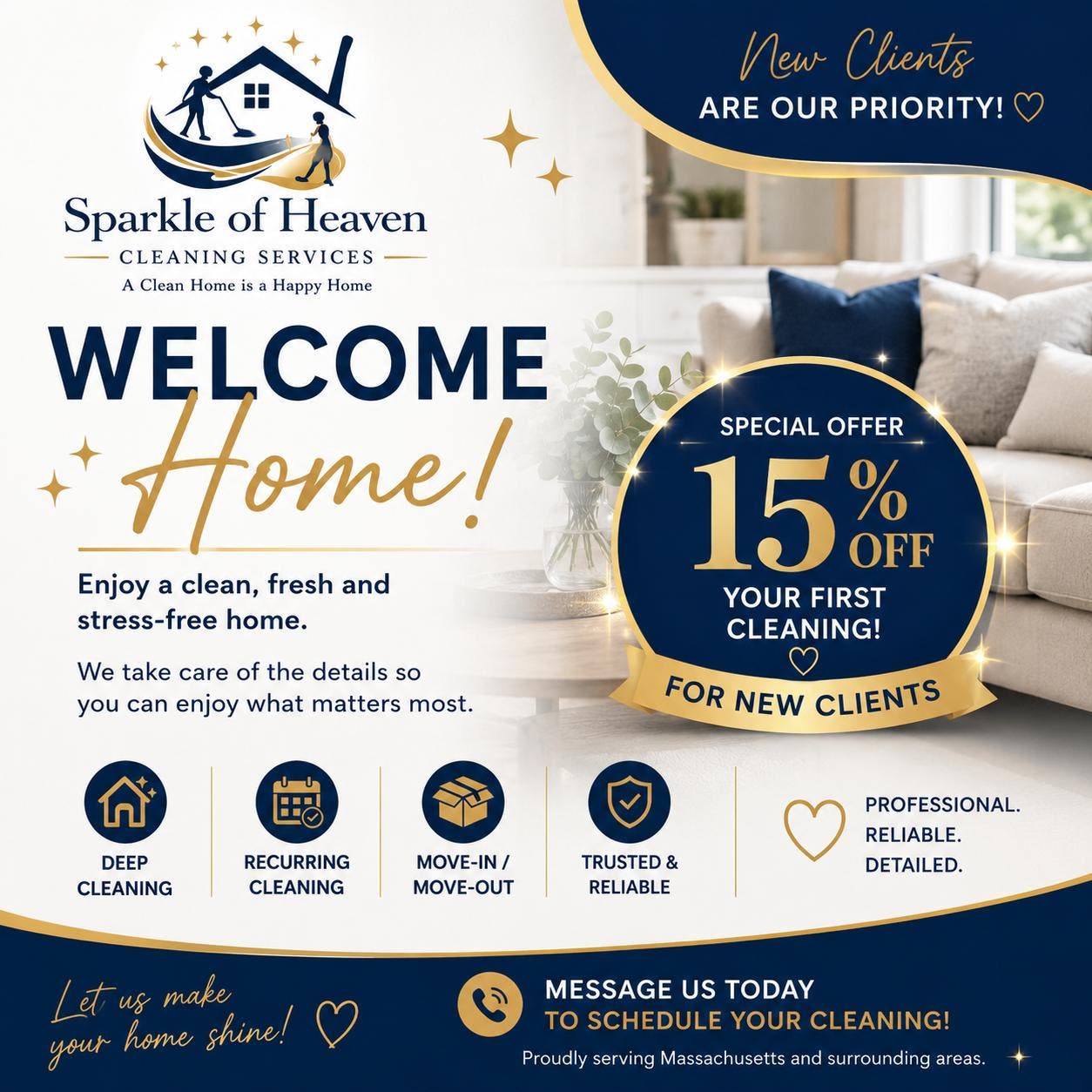 ✨ Professional Cleaning Services in Massachusetts ✨