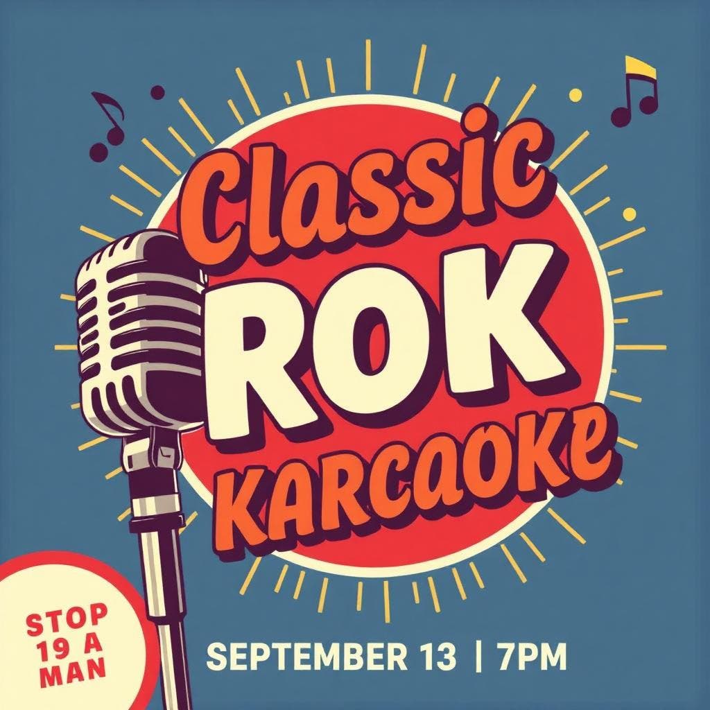 Classic Rock Karaoke and Dinner Party