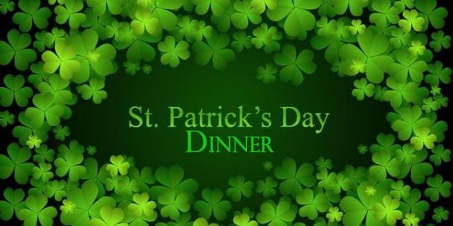 St. Patrick's Day Dinner with Live Bag Pipers 