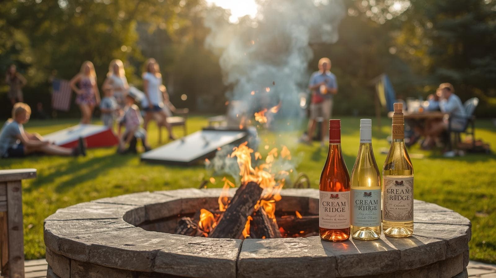 Summer Kickoff: Memorial Day Cookout, Lawn Games, and Firepits, Featuring Cream Ridge Wine 