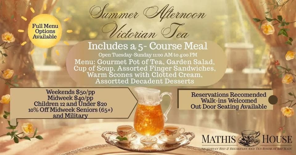 Summer Victorian Afternoon Tea