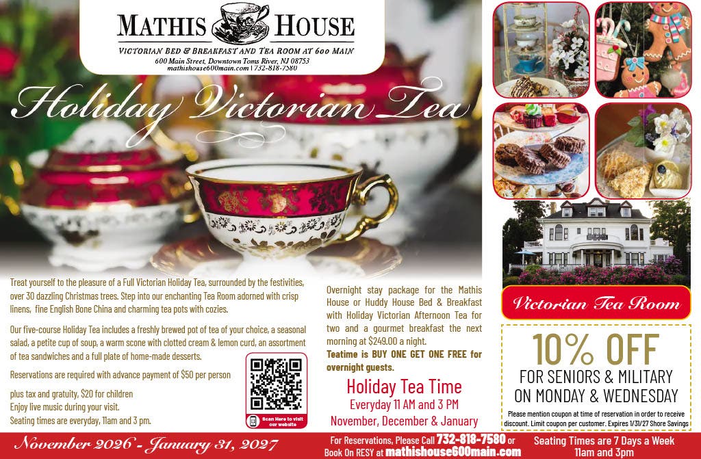 Holiday Victorian Afternoon Tea 