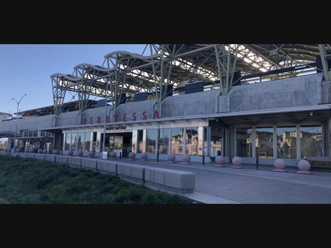 The Berryessa BART station was San Jose's first BART station. Plans to expand to downtown San Jose are slated for 2030. 