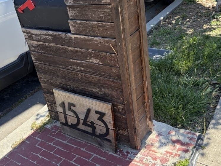 A Santa Clara resident constructed their Lexington Street mailbox on part of the sidewalk. Residents have sent complaints about it to the city for more than two years. 