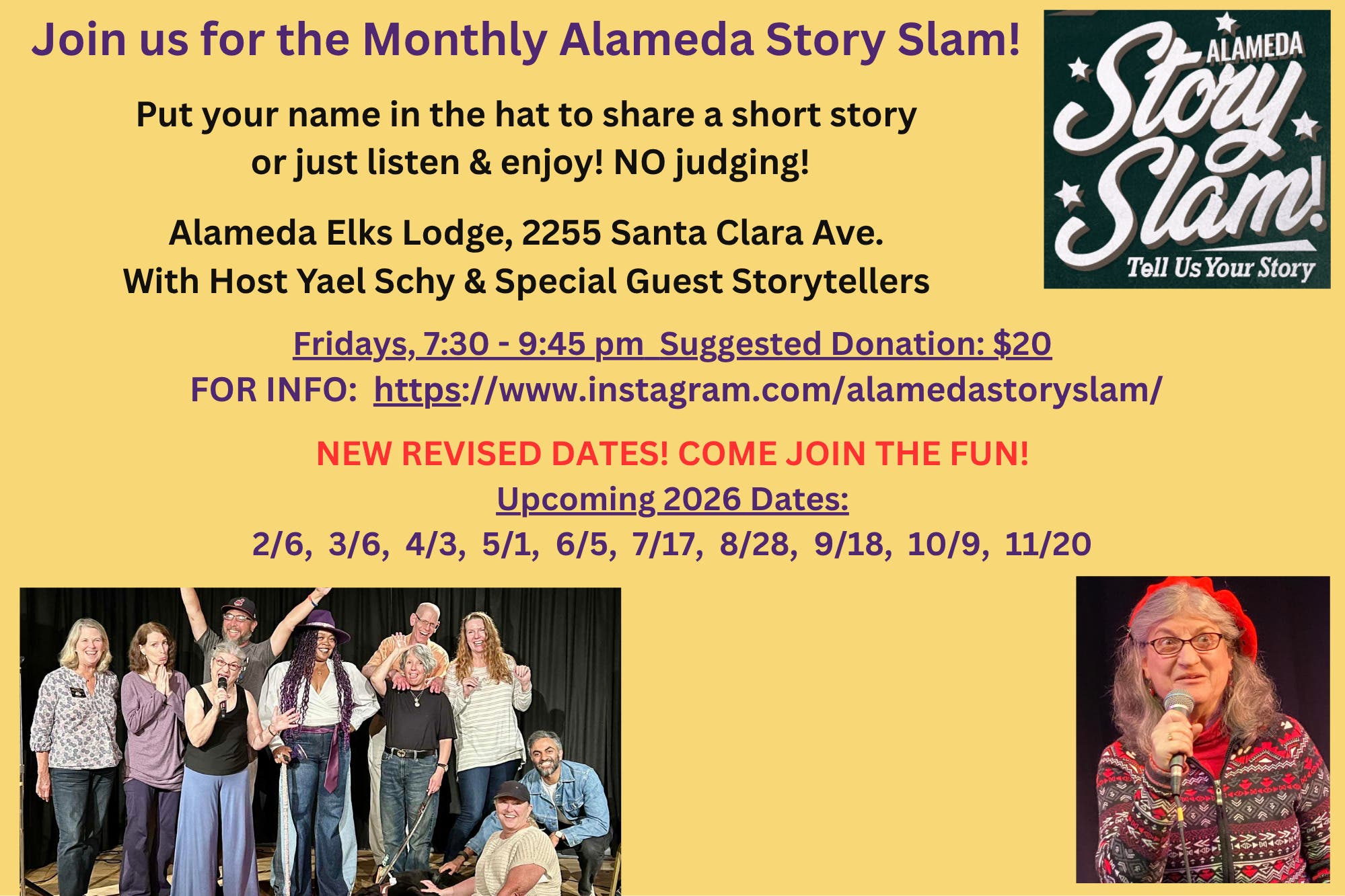 Monthly Alameda Story Slam