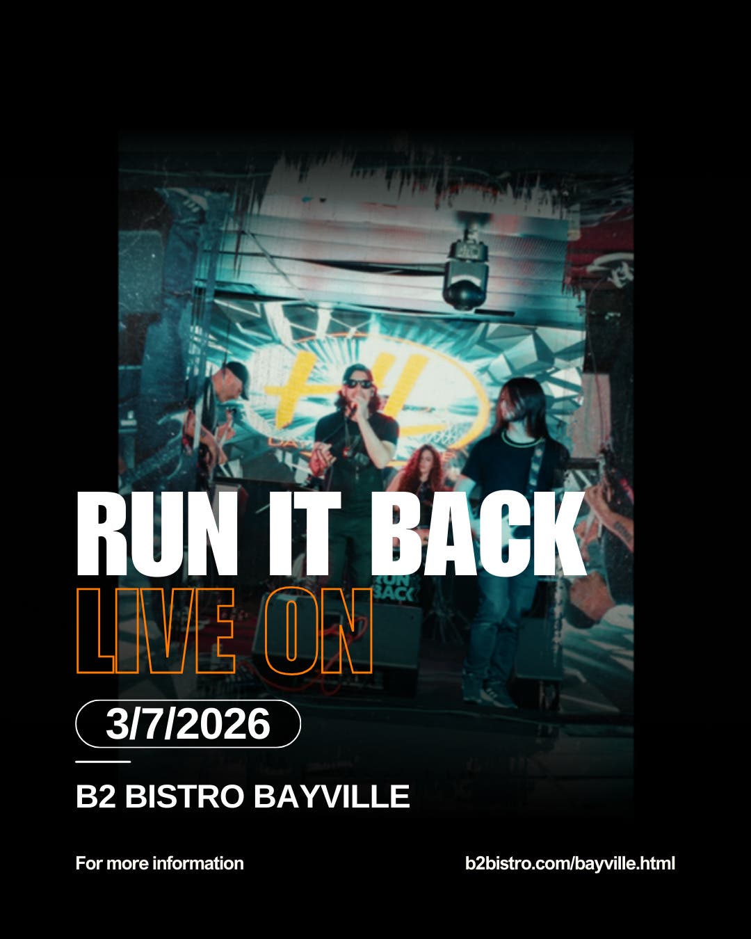 Run It Back LIVE at B2 Bayville