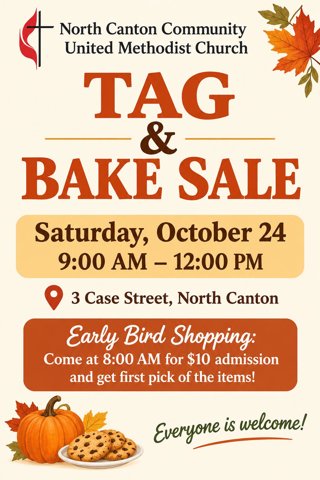 Tag & Bake Sale