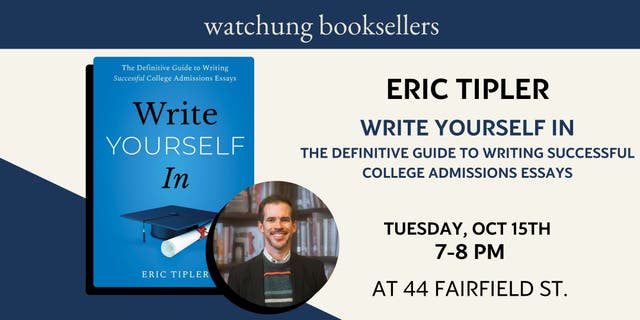 Oct 15 | Watchung Booksellers Hosts College Essay Writing Workshop with ...