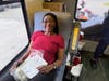 Gloria James donated at the Sickle Cell Association of Delaware Blood Drive held Friday, June 19.