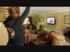 A member taking an online fitness class