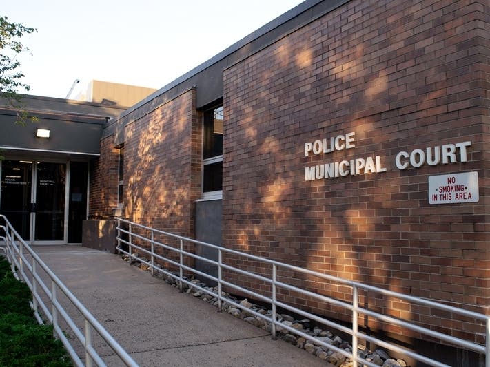 The safe zone consists of two parking stalls in the parking lot of the Municipal Court.