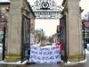 Protestors at Princeton University.