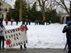 Protestors at Princeton University.
